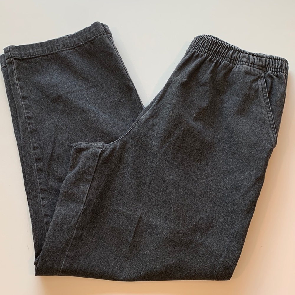 Erika‎ - vintage, PL, black 100% cotton slacks